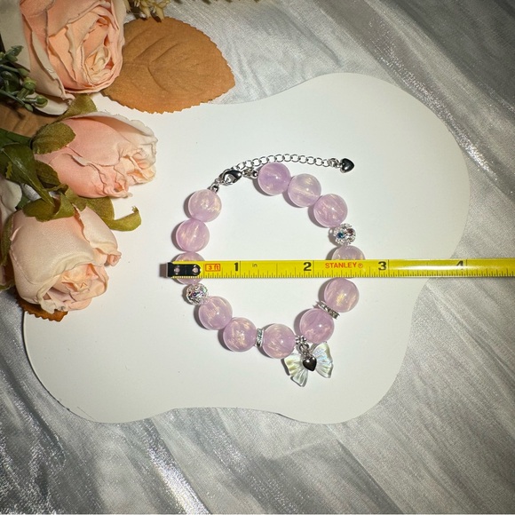 Ethereal Lilac Butterfly Bracelet - Picture 5 of 5